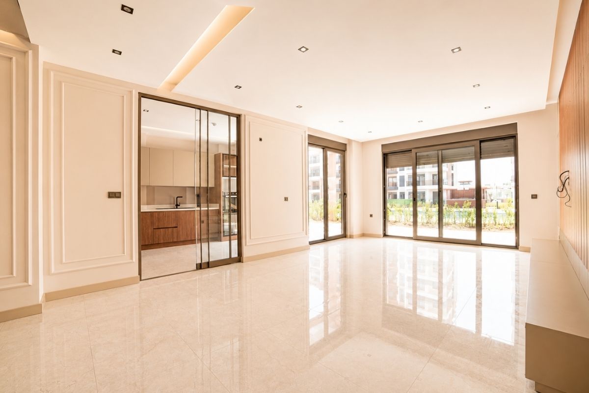 ready luxury villas for sale in Antalya Altıntaş with private garden underfloor heating smart home system and airport access