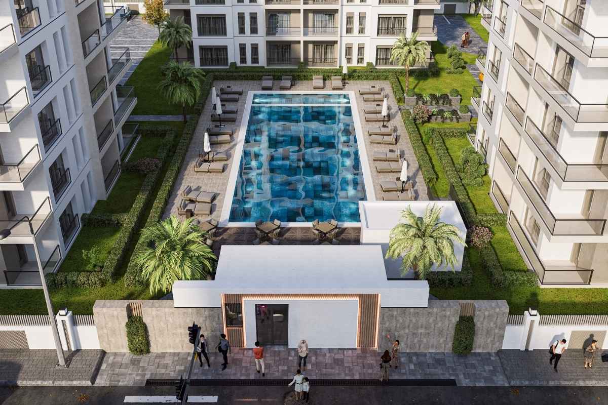 AYT-034-hotel-concept-apartments-antalya-altintas-15 hotel concept apartments for sale in Antalya Altıntaş with swimming pool reception fitness sauna and investment potential