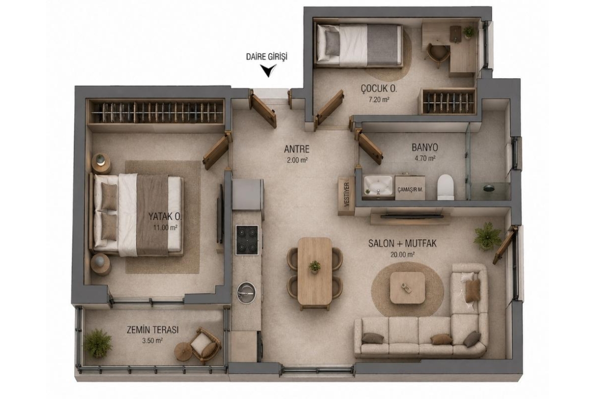 city center apartments for sale in Antalya Muratpaşa near Akdeniz University hospital shopping mall and Beach Park