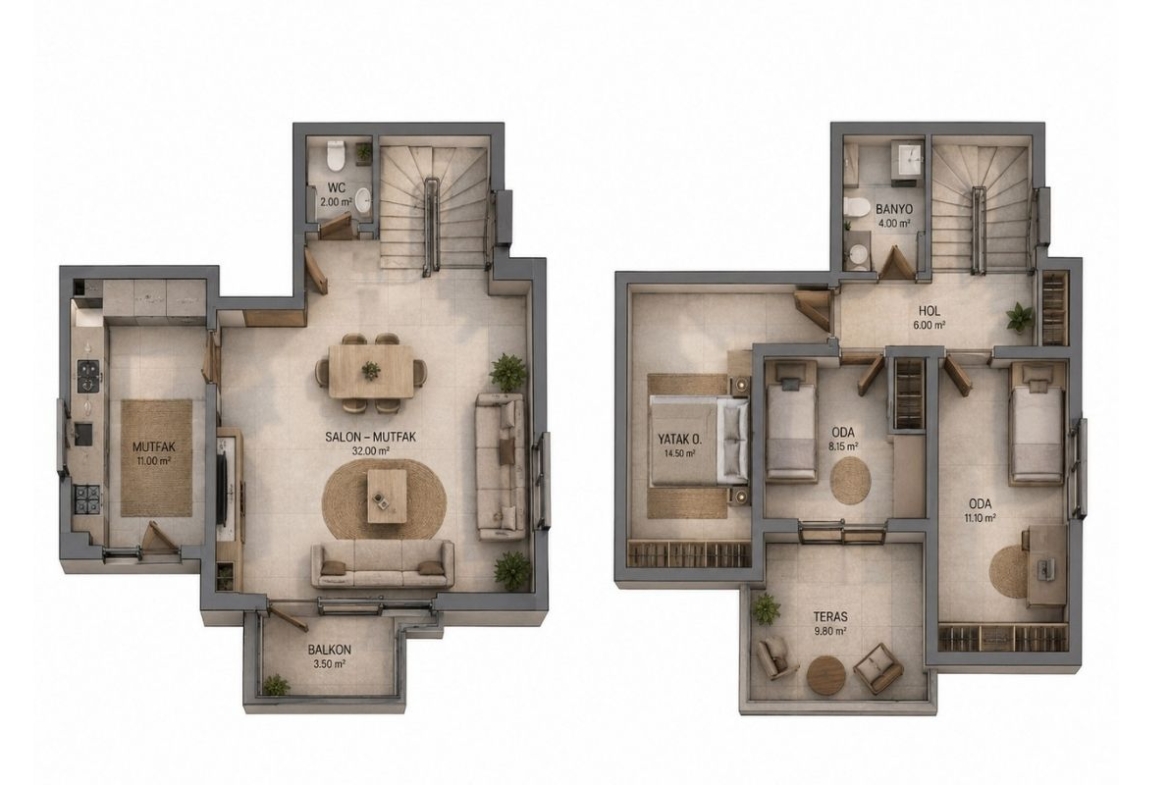 city center apartments for sale in Antalya Muratpaşa near Akdeniz University hospital shopping mall and Beach Park