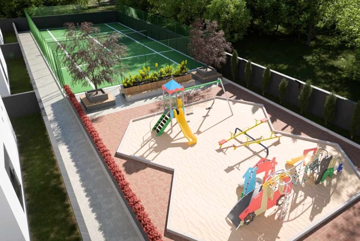 Antalya Kepez’de yüzme havuzu, aquapark, loft konutlar, balkonlar ve peyzajlı sosyal alanlar sunan satılık daireler