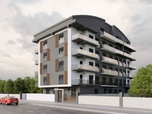 Muratpasa apartments for sale in bahcelievler with modern architecture duplex homes and closed parking